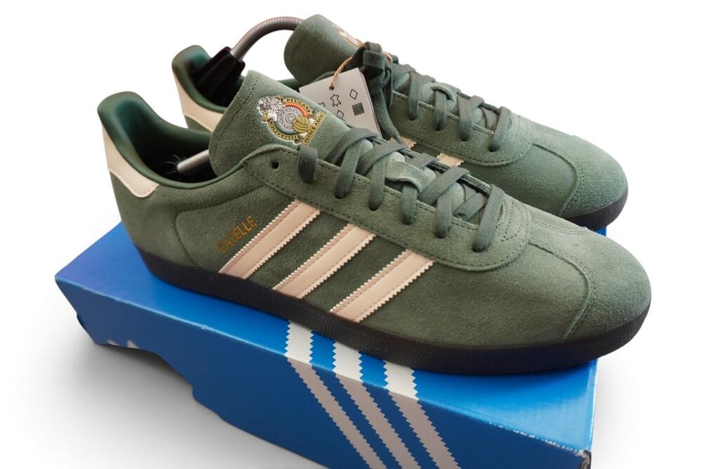 Mexico National Team Shoes Mens 13 Green Soccer Adidas Gazelle Suede Originals